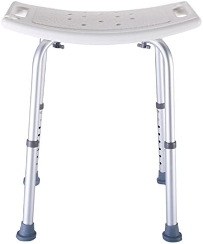 Bath Shower Chair Adjustable Medical 8 Height Bench Bathtub Stool Seat White New