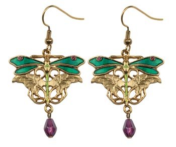Dragonfly Earrings - Collectible Jewelry Accessory Dangle Studs Jewel