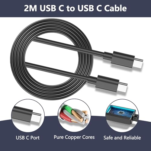 Fast Charger USB C Plug and Cable, 2Pack 25W USB C Fast Charger with 2M USB c Charging Cable for Samsung Galaxy S26/S26+/S26 Ultra/S25/S25 Ultra/S24/S24 Ultra/S23/S22/A55/A54/A53/A35/A25/A16