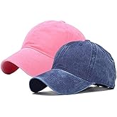 Kids Baby Girls Hat Washed Baseball Cap Cotton Solid Sun Hats for Children Fit for 2-7 Years