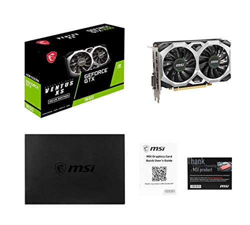 Carte graphique NVIDIA GeForce GTX 1650 D6 Ventus XS OCV2 4 Go GDDR6 1620 MHz 128 Bits - Image 4