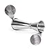 Double Jigger Set, Kmeivol Japanese Style Stainless Steel Bar Measuring Jigger 1 & 2 oz(30ml & 60ml), Cocktail Jigger to Your Home Bar Tools