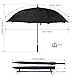 ACEIken Golf Umbrella Large 58/62/68 Inch Automatic Open Golf Umbrella Extra Large Oversize Double Canopy Vented Umbrella Windproof Waterproof for Men and Women