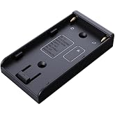 NP-F Battery Adapter Plate for DSLR Camera, PD20W Fast Charging Adpter Mount,1/4'' Screw Mount, Compatible with Sony NP-F550/750/970 Battery Power Supply-Lightweight