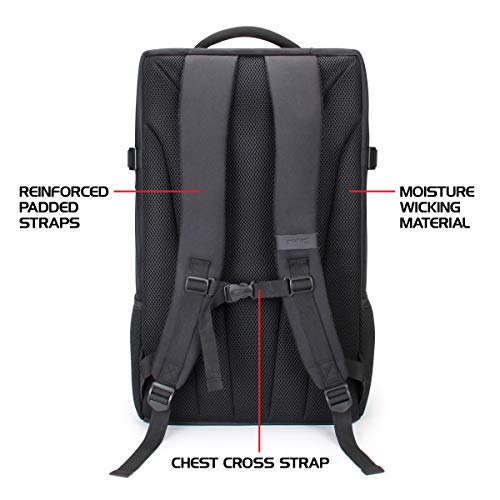 ENHANCE Board Games Backpack with Padded Shoulder Straps, Carry Handle and Pockets for Accessories for Dice, Card Games and More - Suitable for Board Games of All Sizes