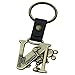 Mickey Mouse Letter N Brass Key Chain