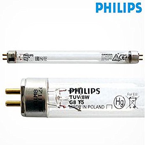 Philips TUV 8W G8T5 Lamp bulb Tube Short Wave Germicidal Ultra Violet UV Filter