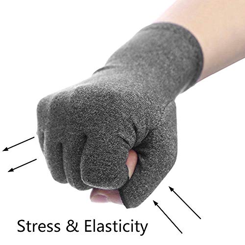 Arthritis Gloves Compression Joint Finger Pain Relief Hand Wrist Support Brace (M)