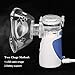 Ultrasonic Nebulizer, Portable Mini Handheld Inhale Nebulizer Rechargeable Silent Cool Mist Mesh Compressor Steam Inhaler Kit Inhaler Machine Automizer for Children Adult
