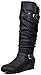 Dream Pairs Women's Knee High Low Hidden Wedge Boots (Wide Calf Available)