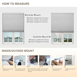 Boolegon Blackout Cellular Shades Cordless Pull