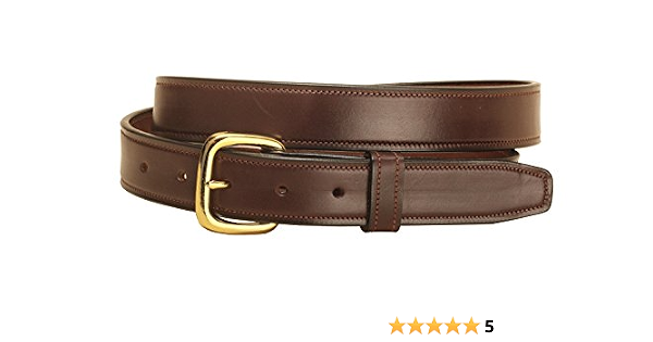 Tory Leather Stitched Leather Belt at 