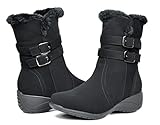 DREAM PAIRS THERMO/CANADA Women's Winter Fur Interior Zipper Closure Outdoor Snow Boots