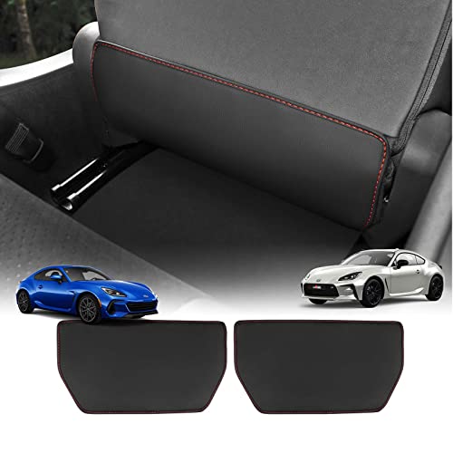 KUNGKIC for Toyota GR86 Subaru BRZ 2021 2022 2023 2024 2025 Back Seat Cover Waterproof Kick Mats Backseat Protector Vehicles to Protect from Dirt Mud Scratches Car Interior Accessories