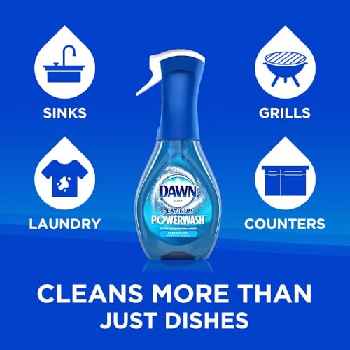 DAWN PLATINUM POWERWASH DISH SPRAY, DISH SOAP, FRESH SCENT REFILL, 16 FL OZ (PACK OF 1)