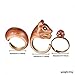 Gmai Bohemian Vintage Women Crystal Joint Knuckle Nail Ring Set of 10 pcs Finger Rings Punk Ring Gift (Squirrel)