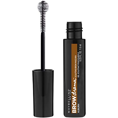 Maybelline New York Eyestudio Brow Drama Tinted Gel Mousse, Auburn, 0.23 Fluid Ounce