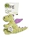 goDog Bubble Plush Dragons Squeaky Dog Toy, Chew Guard Technology - Lime, Small