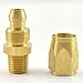 Interstate Pneumatics HRPZ26-01 3/8 Inch Reusable Hose-End Repair Fitting with 1/4 Inch NPT Male for 3/8 Inch Polyurethane Hose (HU16 Series)
