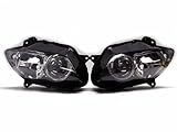 2004 2005 2006 Yamaha YZF R1 Motorcycle Black Headlight Assembly Left & Right