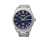 Seiko Men's Silvertone Stainless Steel Solar Watch