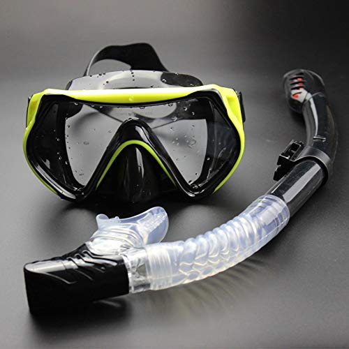 Wall of Dragon Diving Mask Snorkel Set Swimming Training Scuba Full Dry Snorkel Tube Snorkeling Mask Anti Fog Swim Glasses for Adult