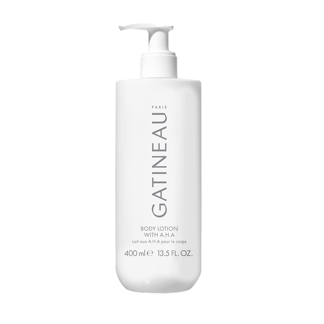 GATINEAU Body Lotion with AHA - 400ml, Fruit AHAs, Papaya & Mango Fruit Enzymes, Gently Exfoliates & Smooths Skin Texture, Nourishes & Softens with Shea Butter, Provides Long-Lasting Hydration โ image 1