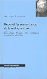 Hegel et les rescendances de la métaphysique