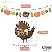 Give Thanks Garland for Thanksgiving Decorations - Pre-Assembled, No DIY Required | Happy Thanksgiving Banner Sign Garland | Thanksgiving Fall Decorations for Mantle, Dinner Table | Fall Autumn Décor