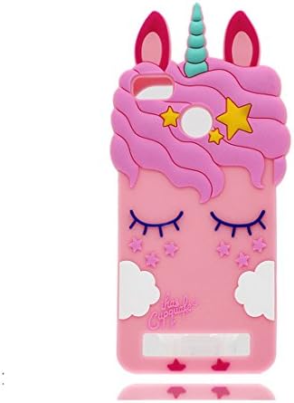 YTLightRongZhouUS Redmi 3S Case Unicorn,Cute Cool 3D Unicorn Horse Cartoon Animal Rainbow Soft Silicone Rubber Gel Case Back Protection Cover For Redmi 3S (Redmi 3S Case, Unicorn)