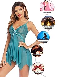 Avidlove babydoll Lingerie for Women Lace Bridal
