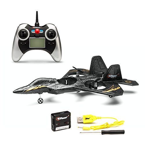 Buy Top Race F22 Remote Control Fighter Jet Plane, 4 Channel Quad