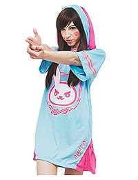 DAZCOS - Sudadera con capucha y diseño de conejo impreso