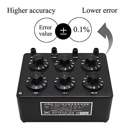 NEWTRY ZX21 Decade Resistance Box Adjustable Lab Rotary Resistor