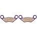ECCPP Brake Pads Fits for 2010-2013 Polaris Sportsman 850, 2009 2010 2011 2012 2013 2014 Polaris Sportsman XP, FA475 Front and Rear Brake Pads