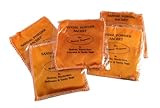 Pack of 20 Sandalwood Sachets - Natural Sandal Powder, Beautiful Fragrance for Freshening Closets & Drawers, Packet Size 3.5 Inch By 3.5 Inch