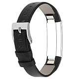 Snowcinda Accessories Leather Bands for Fitbit Alta HR and Alta, Choice of Colors