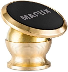 MAPUX Magnetic Car Cell Phone Mount Holder with 360 Rotation for iPhone 7, Samsung Galaxy S7, Nokia, HTC, Snoy, LG, GPS, Smartphones