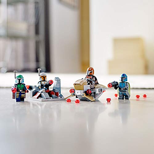 LEGO 75267 Star Wars Mandalorianer Battle Pack Set mit 4 Minifiguren, Speeder-Bike und Verteidigungsfestung – Bild 5