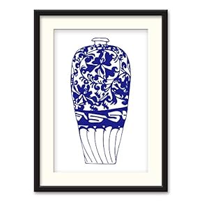 Black Paper Framed Canvas Wall Art for Living Room, Bedroom China Style Canvas Prints for Home Decoration Ready to Hanging - 23x31 inches