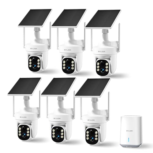 SOLIOM 5MP 3K Wireless Security Camera System