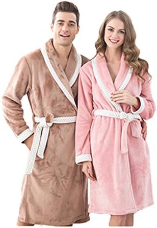 YDKZM Plush Soft Warm Comfort Couple Bathrobe Robe