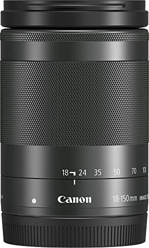 Canon Obiettivo Per Eos M, Ef-M 18-150Mm F/3.5-6.3 Is Stm, Stabilizzatore D'Immagine A 4 Stop E Stm, Nero [Versione Canon Pass Italia]