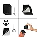 Dragang 12 Pieces Black Adhesive Back Felt Sheets Fabric Sticky Back Sheets, 8.3 by 11.8