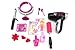 Girls Make Up Toy Pretend Play Cosmetic Set Includes Electric Hair Dryer, Electric Hair Straightner, Curling Iron, Hair Brushes, Mirror And More Brand New In Box