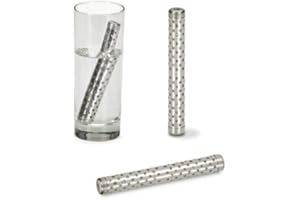 Alkaline Water Stick Wand Naturally Raise pH 9.5 Adds Tourmaline, Maifan, Muyu, Far Infrared Stone Reduces ORP Bright Kitchen Reusable Portable Make Your Own Mineral Water 100 gallons (Alkaline Wand)