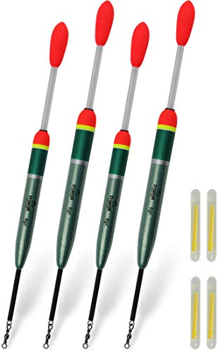 Storfisk fishing & more 4 Knicklichtposen mit Wirbel inkl. 4 Knicklichter zum Angeln auf Zander und Aal – Bild 5