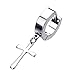 Stainless Steel Cross Dangle Hinged Hoop Huggie Earrings for Men Women 3 Pairs