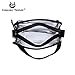 Medium Clear Shoulder Messenger Bag - NFL Stadium Approved Crossbody - Multiple Pockets - Adjustable Shoulder Strap