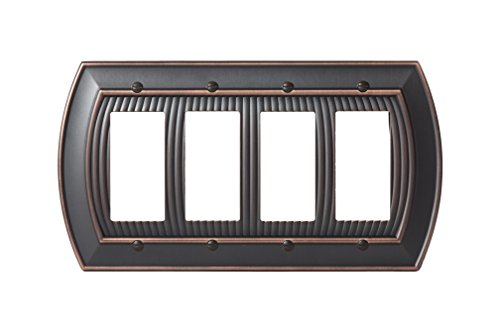Amerock BP36535ORB Allison 4 Rocker Wall Plate - Oil-Rubbed Bronze